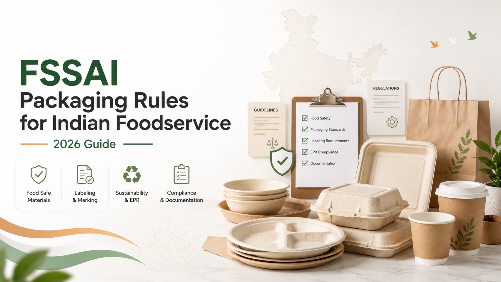 FSSAI Packaging Rules for Foodservice in India (2026 Guide)