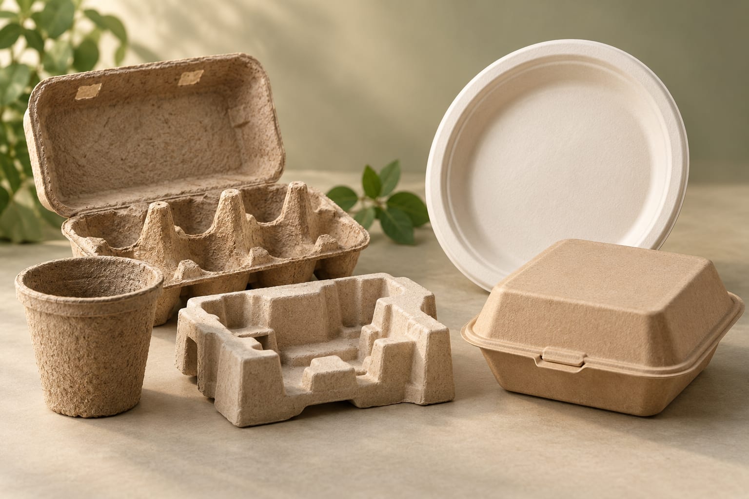 What Is Molded Fiber? Types, Process and Materials foodservice comparison