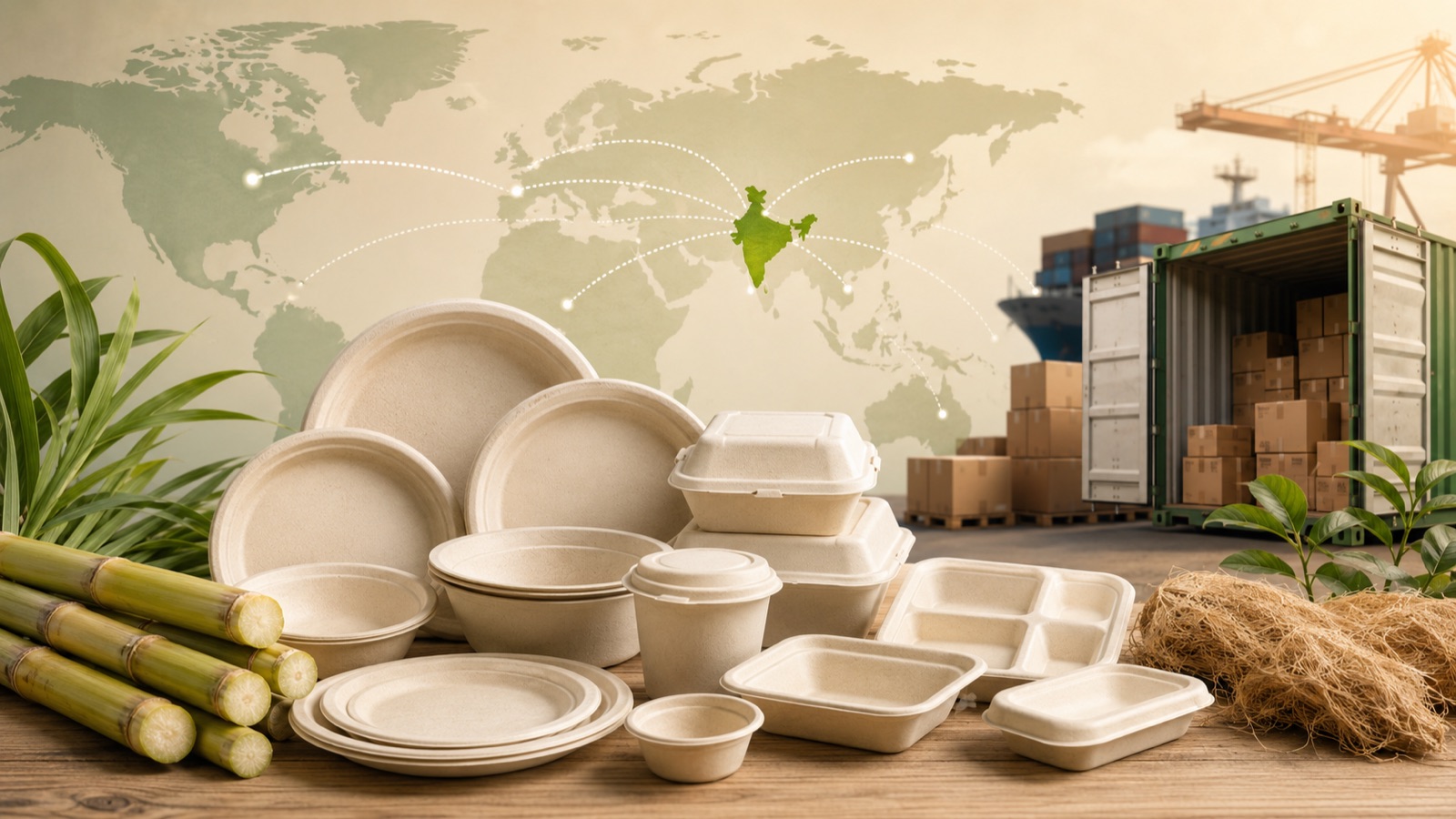 Why India Dominates Global Bagasse Packaging Supply