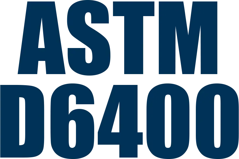 ASTM D6400 certification logo