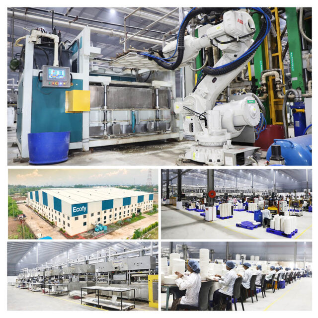 Ecofy BRCGS A+ certified molded fiber manufacturing facility in India