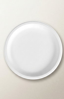 12" Round Bagasse Plate