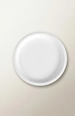 7" Round Bagasse Plate