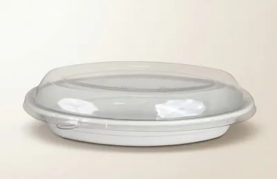 26 oz Bagasse Burrito Oval Bowl