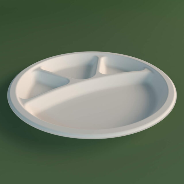 12 Inch 4 CP Round Plate