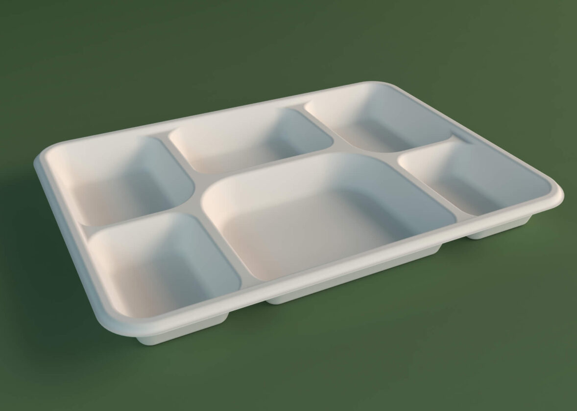 6 CP Meal Tray